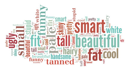 Personal attributes word cloud