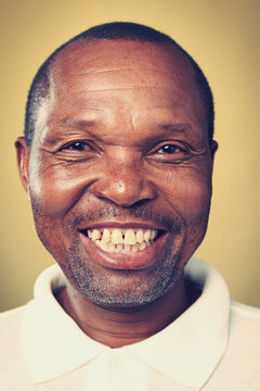 smiling portrait man
