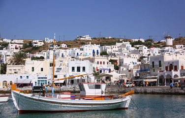 Fototapeta na wymiar Mykonos Île des grecka