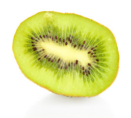 Fototapeta na wymiar Juicy kiwi fruit isolated on white