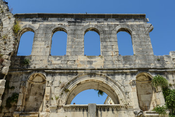 Fototapeta premium Diocletian palace ruins in Split Croatia