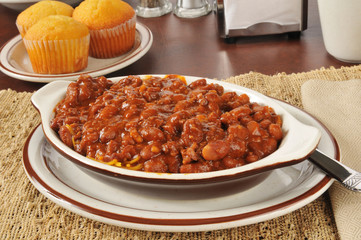 Bowl of chili con carne