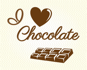 i love  chocolate