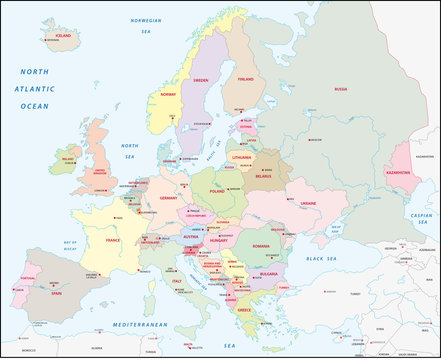 Europe map
