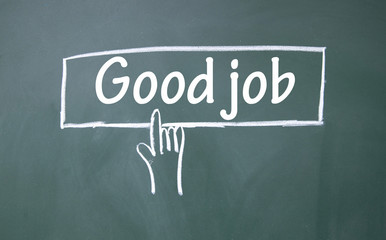 Obraz premium abstract finger click good job sign