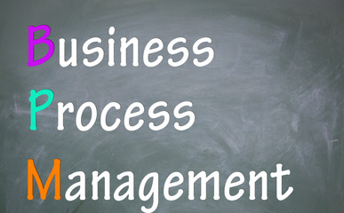 Obraz premium business process management symbol