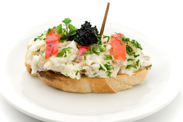 pincho de atun y mayonesa