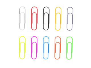 paperclips colored