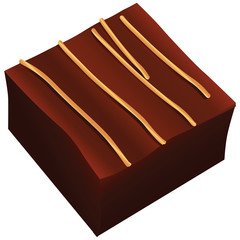 Square candy cane