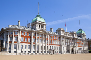 Fototapeta na wymiar Old Admiralty Building Horseguard's Parade in London.