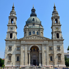 Fototapeta na wymiar st. stephan basilika in budapest