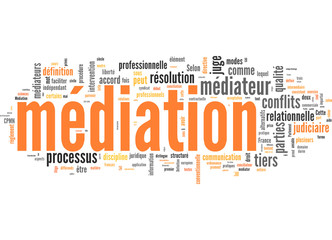 médiation (médiateur, négociation, conflit) - obrazy, fototapety, plakaty