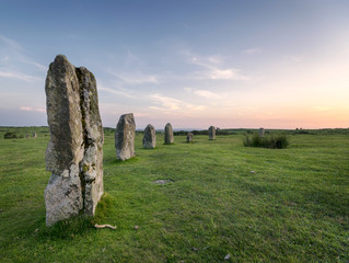 The Hurlers Stone Circle on Bodmin Moor