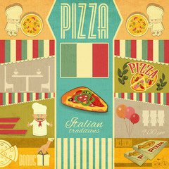 Obrazy na Plexi  Menu dla pizzerii