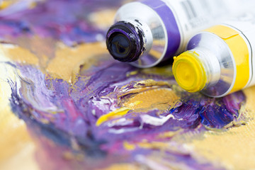 Purple and Yellow