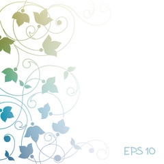 Colorful abstract floral background. EPS 10.