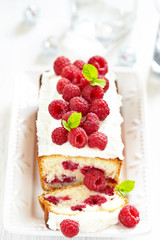 Raspberry Cake for holidays