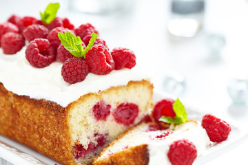 Raspberry Cake for holidays