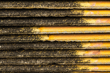 Piles of old roof tiles