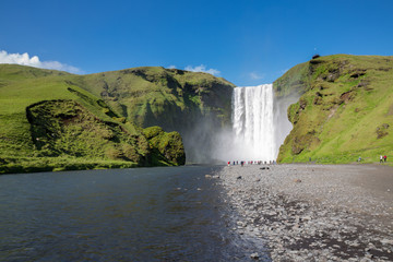 Skogafoss waterfall