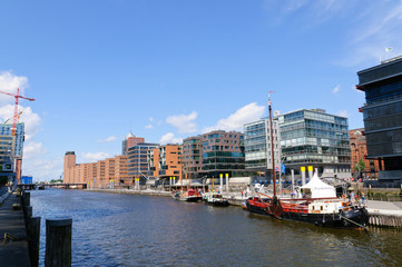 HafenCity in Hamburg, Germany