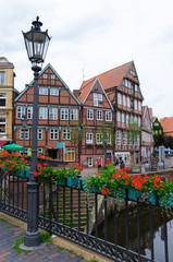 The Old Town and the Old Port of Stade, Germany