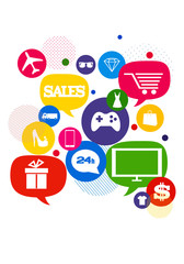 Shopping icons