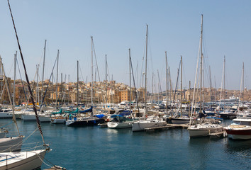 Fototapeta na wymiar View from the Vittoriosa