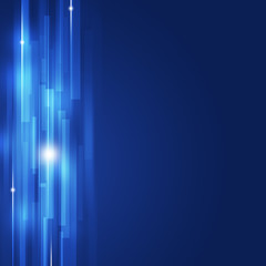 Obraz premium Blue Business Abstract Lines Background