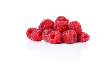 Raspberries, organic food