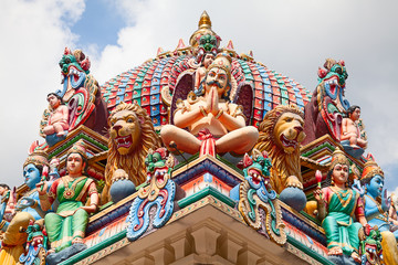 Naklejka premium Hindu temple