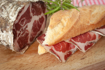 panino con coppa