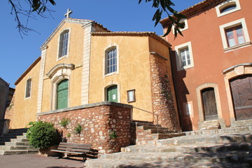 Fototapeta na wymiar Village de Roussillon, Provence