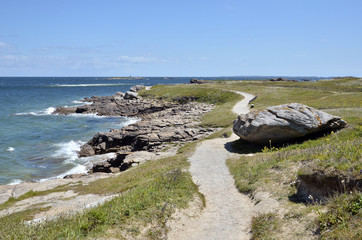 Pointe du Conguel at Quiberon peninsula in France