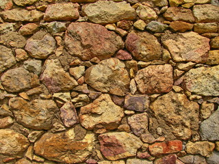 ancient stone wall