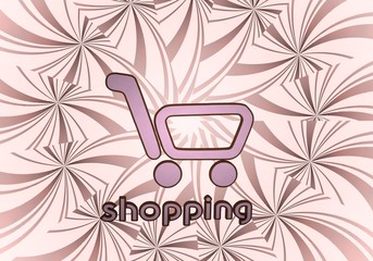 think big icon  on vintage backgrond