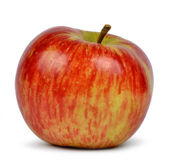red apple isolated on white