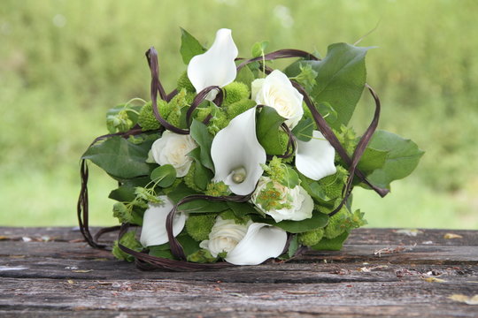 bouquet de la mari&eacute;e
