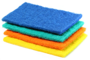 Kitchen Scrubber over white background