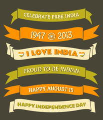India Independence Day Banners