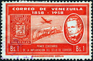 Don Miguel Herrera, mail train and airliner (Venezuela 1959)