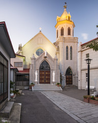 Fototapeta na wymiar Catholic Church in Japan