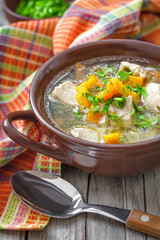 Meat soup
