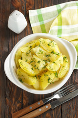 Boiled potatoes