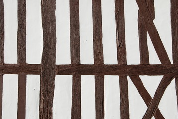 Mur à pans de bois