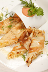 pancakes with cheese