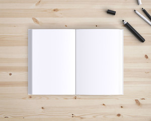 opened book