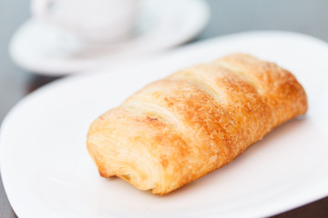 coffee with puff pastry