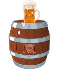 Pirate barrel