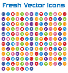 Fresh Vector Icons (circle version II )
